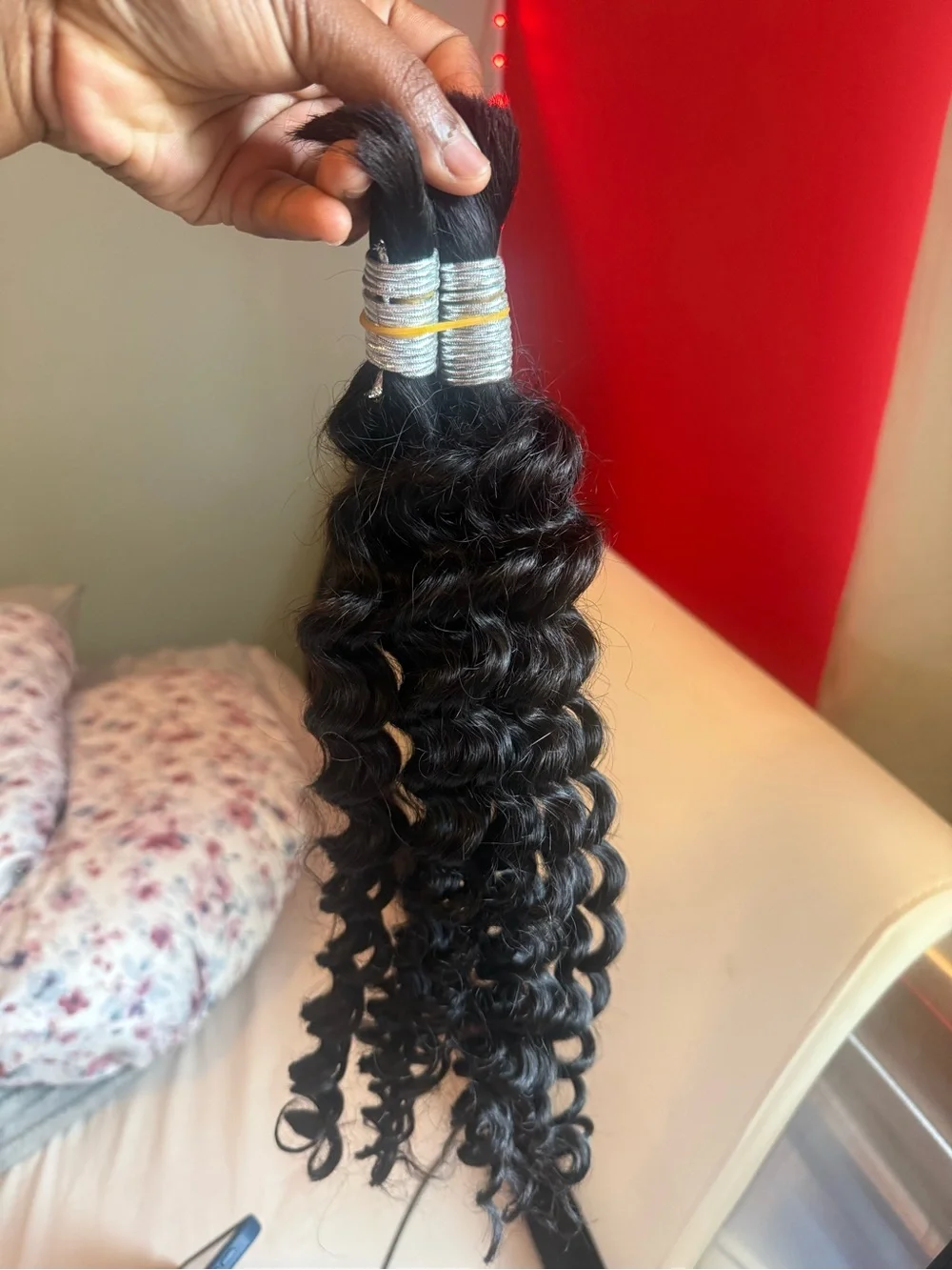 Black Deep Wave Remy Hair Bundle - Unbranded